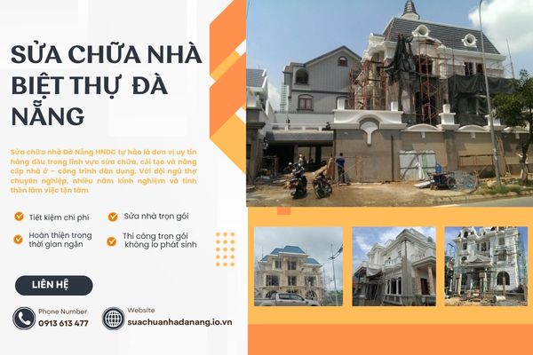 Sửa Chữa Nhà Biệt Thự Đà Nẵng Uy Tín – HNDC 20+ Năm Kinh Nghiệm